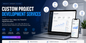 We develop customized software applications, websites, mobile apps, CRM systems, ERP platforms, AI-powered solutions, and business automation tools tailored to your unique business requirements.