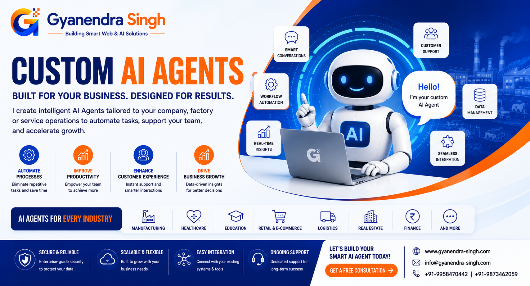 Build a Custom AI Agent Designed Specifically for Your Business