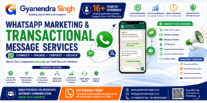 Boost Customer Engagement with WhatsApp Marketing & Transactional Messaging Services